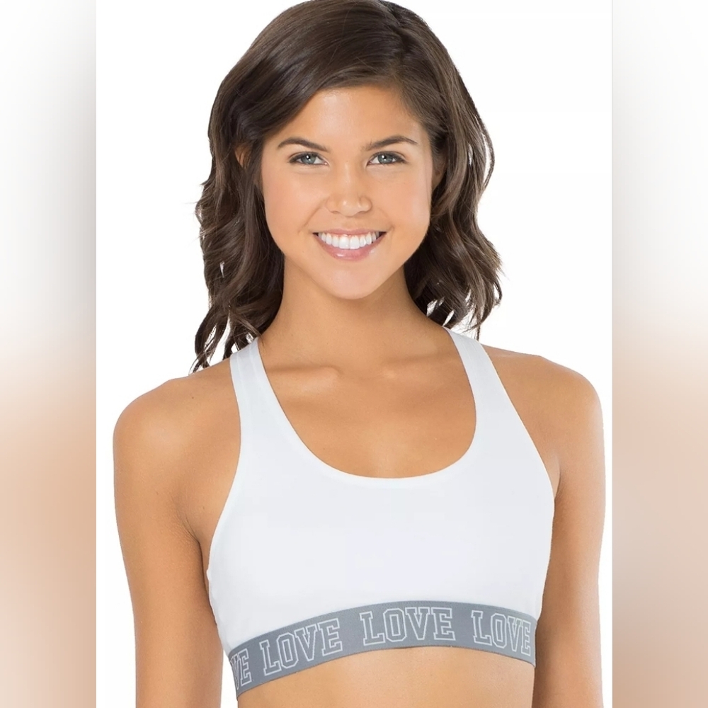 Juniors' SO® Bras: "Love" Lounge Racerback Bra NWT Size: S Bralette
